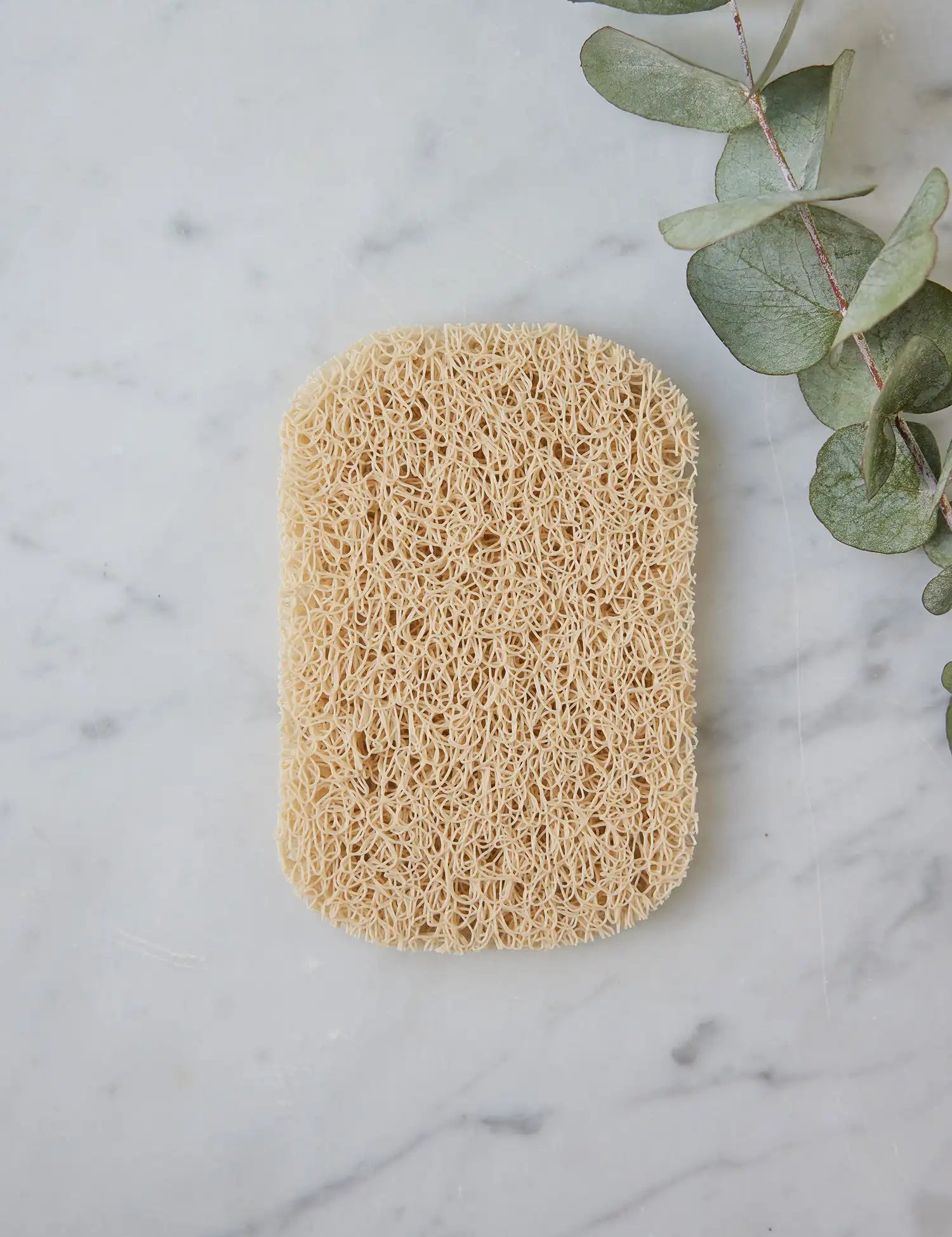 Juniper Loft Soap Company soap saver on a gray marble countertop