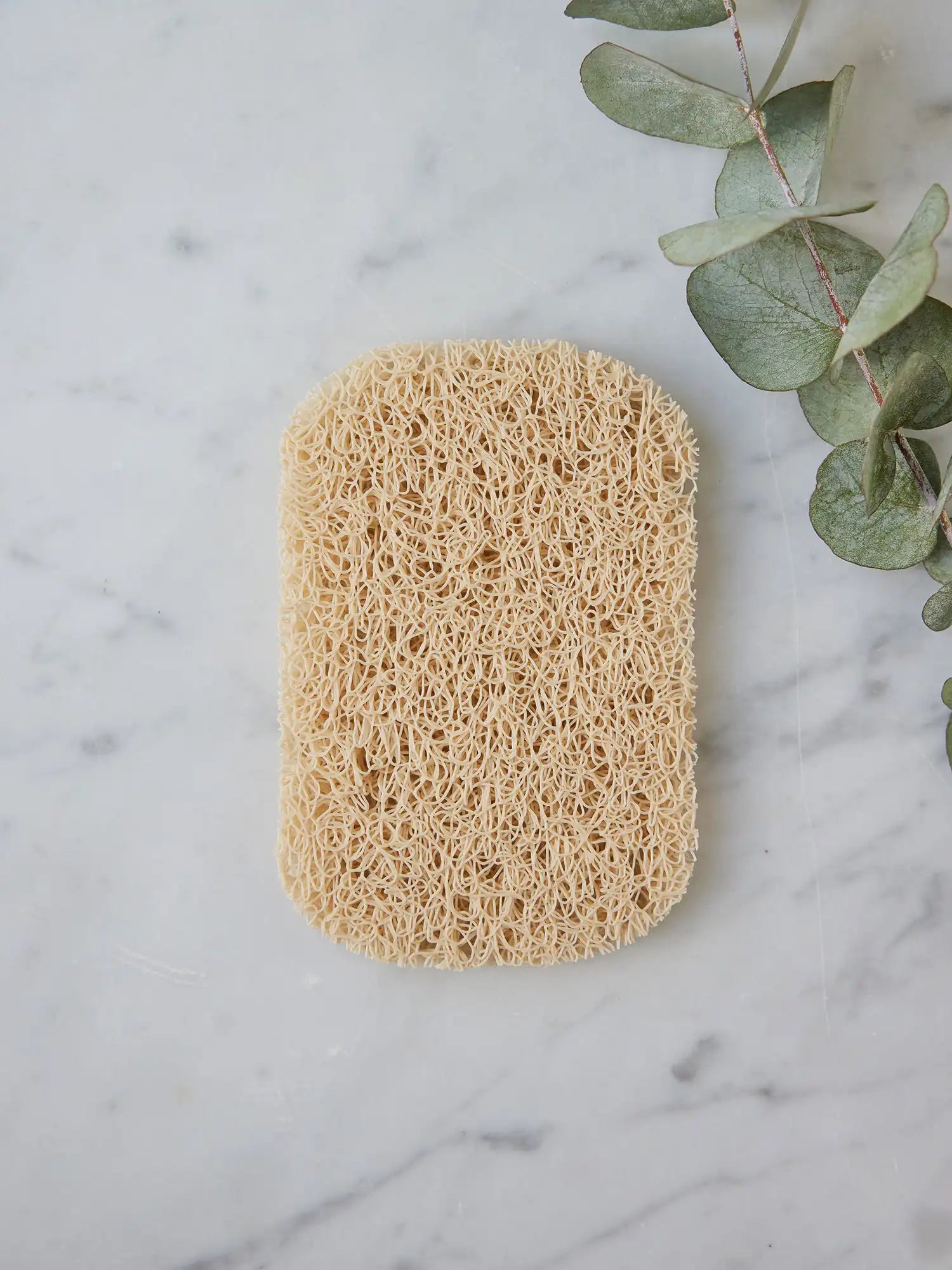 Juniper Loft Soap Company soap saver on a gray marble countertop